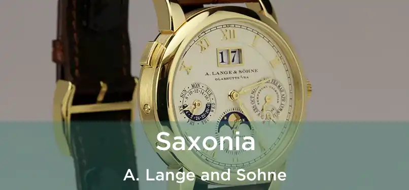  Saxonia A. Lange and Sohne